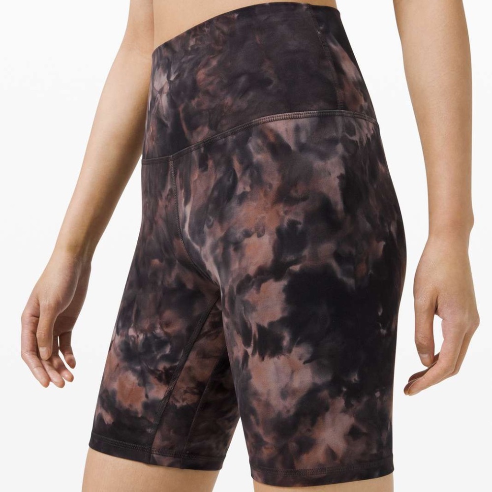 Lululemon Align Short 8" *Diamond Dye Diamond Dye Graphite Grey Pink Pastel - 8